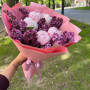 Букет сирени с пионами фото 2